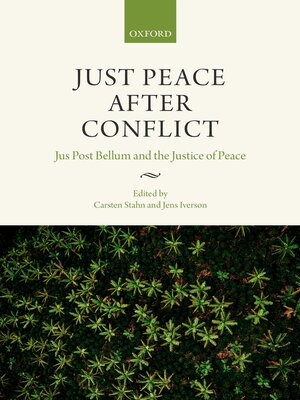 cover image of Just Peace After Conflict